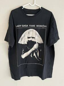 LADY GAGA FAME MONSTER used加工THRIFTY LOOK Tシャツ　サイズXL