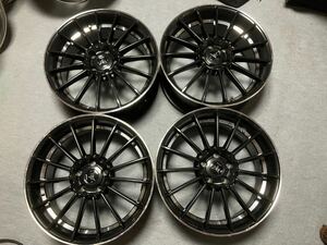 WORK RYVER F015 ワーク レイバー 19×8.5J +45 PCD114.3 5H 4本 アルミホイール 