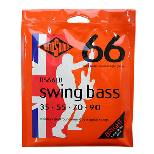 ロトサウンド ベース弦 1セット RS66LB Swing Bass 66 Medium Light 35-90 LONG SCALE エレキベース弦 ROTOSOUND