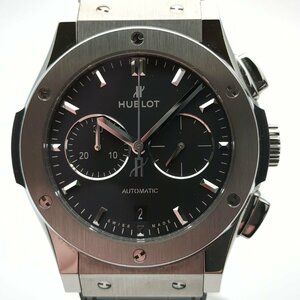 【美品】 HUBLOT ウブロ クラシック・フュージョン 541.NX.1171 腕時計 メンズ 自動巻き 裏スケ 黒文字盤 保証書有り