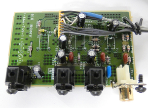 ■SONY MDデッキ MDS-JA30ES デジタル INPUT OUTPUT 光デジタル 同軸 コネクター 基板