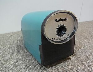 【NG098】National ナショナル 電気えんぴつケズリ KP-51 鉛筆削り 電動 松下電器 1979年製