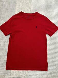 ☆ 子供服　男の子　POLO RALPH LAUREN　半袖Tシャツ　赤　M（10-12） 綺麗 ☆