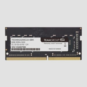 送料無料★Team ノートPC用メモリ SO-DIMM DDR4 3200MHz PC4-25600 8G