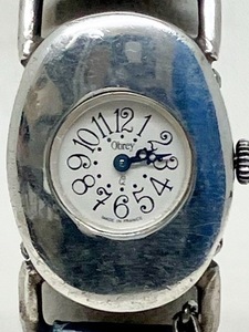 ［ジャンク］ Obrey オブレイ SOLID SILVER ソリッドシルバー クォーツ式 本体のみ 腕時計