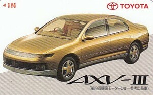 ●TOYOTA AXVテレカ