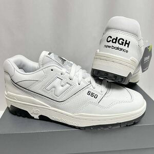 27cm 新品 コムデギャルソン × ニューバランス BB550 コラボ スニーカー シューズ 550 CDGH ホワイト COMME des GARCONS HOMME NewBalance