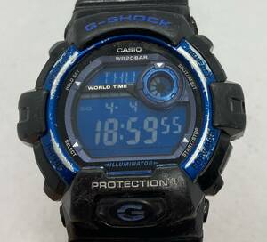 268-0004 CASIO カシオ G-SHOCK 腕時計 ラバーベルト ブラック 稼働品