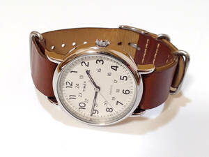 【 稼働中 】 TIMEX INDIGLO Weekender T2P495 Quartz Wrist Watch タイメックス インディグロ クオーツ 腕時計