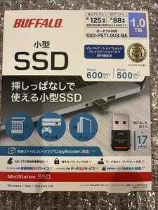 バッファロー超小型SSD 1.0TB SSD-PST1.0U3-BA