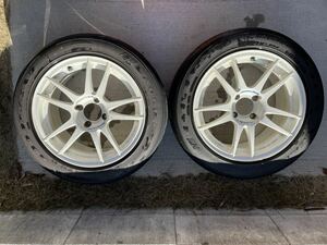 DIREZZA KOSEI ホイール 15インチ7J +38 PCD100 4穴 グッドイヤーイーグルRS 195/55R15 ヴィッツ ヤリス ロードスター等