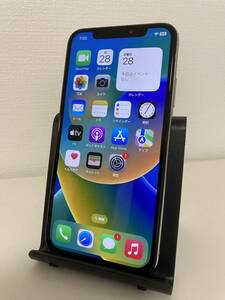 Apple iPhone X 64GB シルバー　SIMフリー　バッテリー新品