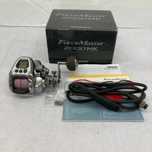 E122-K55-202 SHIMANO シマノ Force Master 2000MK フォースマスター 電動リール 釣具 釣り具 フィッシング 箱/説明書付き ②