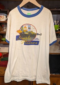 ファニーカー！ 80〜90年代 ドラッグレース Tシャツ M〜Lくらい アメ車 ガレージ フォード シボレー ダッヂ 工具箱 当時物