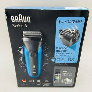 (26689)△【未開封】BRAUN SERIES 3 ブラウン シリーズ 3 充電式シェーバー ブルー 310S-CL 中古品