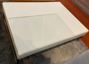 ボーンコンセプト　収納付きテーブル　収納付き　テーブル　ホワイト　昇降式テーブル　家具　インテリア　家庭用　机　I
