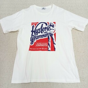 【送料無料】1円スタート ヒステリックグラマー ガールプリント Tシャツ メンズMサイズ