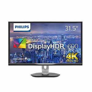 【中古】PHILIPS モニター ディスプレイ 328P6VUBREB/11 (31.5インチ/「Display HDR 600」認証/HDMI/USB Type-C/4K/5)