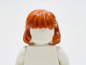 【新品未使用】レゴ　LEGO　ミニフィグ　ヘアー　ヘア　25 ミディアム　女性　ダークオレンジ