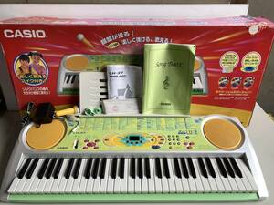 ⑦t205◆CASIO カシオ◆電子ピアノ 光ナビゲーションキーボード LK-37 光ナビ ルーチェ/LUCE 楽器 器材 鍵盤楽器 音楽 箱付 動作品