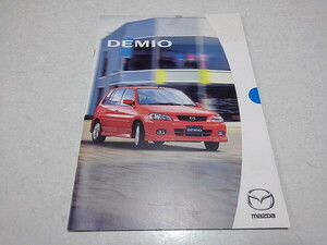 ●　DEMIO　デミオ　カタログ 2000年9月発行 mazda マツダ　自動車 パンフレット　※管理番号 mc294