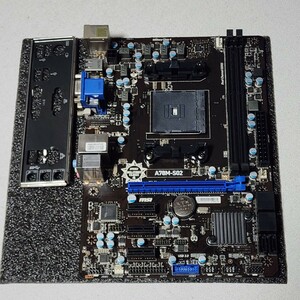 MSI A78M-S02 IOパネル付属 Socket FM2+ MicroATXマザーボード Bios 動作確認済 PCパーツ