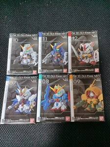 FW SD GUNDAM NEO　02　　SD ガンダム　ネオ　第2弾　07～12　全６種セット　BANDAI　未開封品