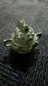 [不明品] 大清御製かもしれない香炉 龍 香炉 古銅 中国 清時代 骨董品