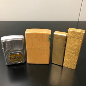 SNR240412 オイルライター 4点セット ZIPPO Zippo ジッポ ジッポー ライター 04 06 JIMBEAM / Maruman マルマン IC-501 喫煙具