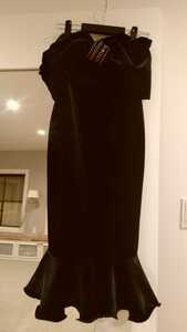 黒ロングベアドレス　デカリボン　イギリスインポート　Ｍサイズ