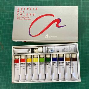 未使用 HOLBEIN ホルベイン Oil Colors A 12色 オイルカラー 油彩絵具 油絵具 画材