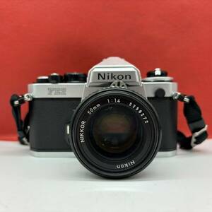 ◆ Nikon FE2 一眼レフカメラ フィルムカメラ NIKKOR 50mm F1.4 Ai-s レンズ シャッター、露出計OK ニコン