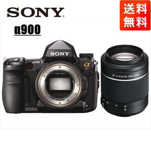 ソニー SONY α900 DT 55-200mm 望遠 レンズセット デジタル一眼レフ カメラ 中古