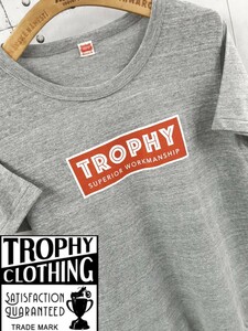 TROPHY CLOTHING SUPERIOR WORKMANSHIP Tシャツ　霜降り　ロゴ　トロフィークロージング　トロフィー