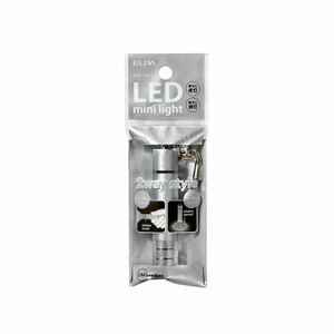 （まとめ） ELPA LEDキーライト 2way LR41形4個 シルバー DOP-785（SL） 【×10セット】