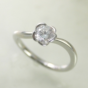 婚約指輪 安い ダイヤモンド リング 0.5カラット プラチナ 鑑定書付 0.557ct Dカラー VS1クラス 3EXカット H&C CGL