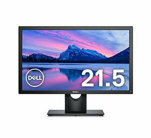 Dell モニター 21.5インチ E2216H(3年間交換保証/CIE1976 85%/フルHD/TN非光沢/フリッカーフリー/DP,D-Sub15ピン)(中古品)　(shin