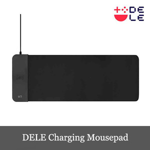 DELE ゲーミングマウスパッド 大型 滑り止め おしゃれ 布製 スマホをマウスパッド置くだけ充電 iOS/Android (30×78)