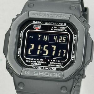 極美品G-SHOCK GW-M5610-1BJF タフソーラー 電波受信 電波ソーラー マルチバンド6 スクウェア ブラック スピード 反転液晶 オリジンモデル