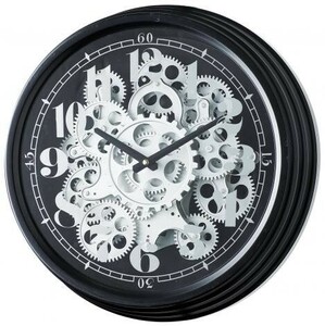 ギアクロック 掛け時計 ギヤ デザイン 時計 インテリア 飾り 雑貨 歯車 壁掛 おしゃれ メンズライク