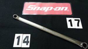 ＜15046＞　スナップオン 　Snap-on 　15°オフセットロングメガネ　XDHM1417　USA　美品