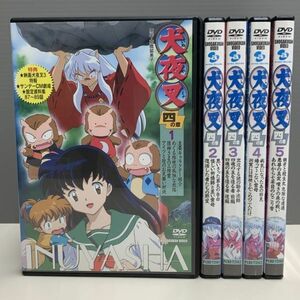 【レンタル版】犬夜叉 四の章 全5巻セット　シール貼付け無し! ケース交換済(ケース無し発送可) 再生確認済　TH100064