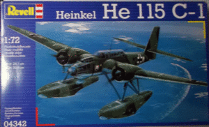 レベル/1/72/ドイツ空軍ハインケルHe-115 C-1双発水上偵察機(雷撃機)/未組立品