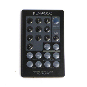 【中古】【ゆうパケット対応】KENWOOD カーオーディオ用リモコン RC-100FM [管理:1150019808]