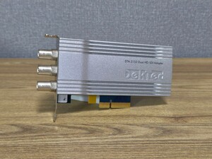 DekTec DTA-2152-SLP Dual HD-SDI/ASI Input/Output サーバー ワークステーション 映像 出力 機器 PCIe カード 美品 動作確認済み