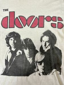 DOORS ドアーズ Tシャツ　ヴィンテージ　激レア　バンドTシャツ ロックTシャツ 70S 80s コットンポリ　ビンテージ