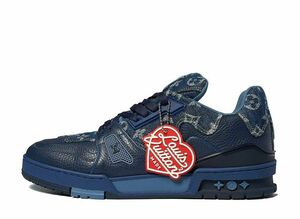 Louis Vuitton Trainer Sneaker Nigo Monogram Denim "Blue" 26.5cm BM9U3PDN20