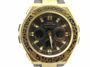 1円◆稼働◆ カシオ ＧＳＴ－Ｗ３10ＷＬＰ Ｇ-SＨＯCＫ グレー ソーラー メンズ 腕時計 Ｍ17503