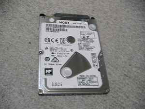 送料230円より 320GB SATA HDD 2.5インチ NO.18H 1422回 2598時間　ゼロ書き込み HGST Z5K500-320