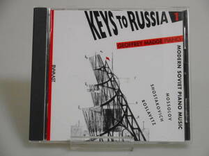 ♪ 1997　CD　Keys to Russia 1 Geoffrey Madge Piano ジェフリー マッジ ピアノ Alexander Mosolov アレクサンドル・モソロフ